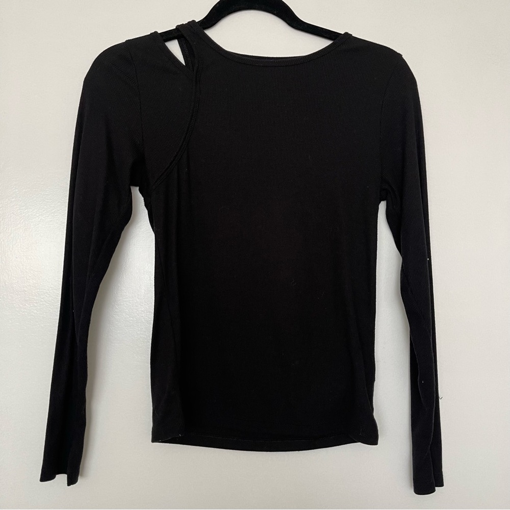 Ribbed Long Sleeve Tee - Picture 4 of 5